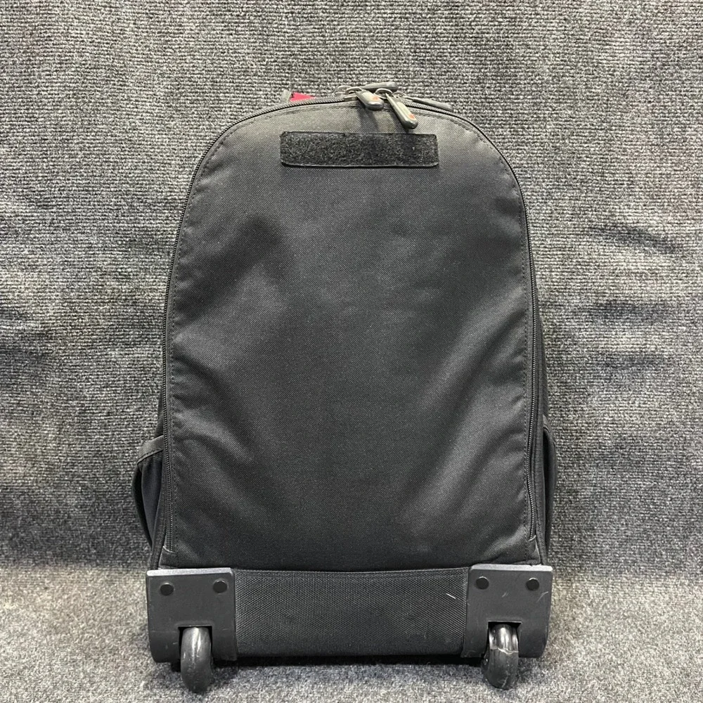 Samsonite TC-10‎ Black Grey Red Wheeled Rolling Backpack Travel Laptop Bag 3898
